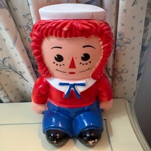Rare Vintage Classic Raggedy Ann and Andy bank